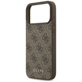 Husa de protectie Guess Hardcase 4G compatibil cu iPhone 18 Pro Max, Maro
