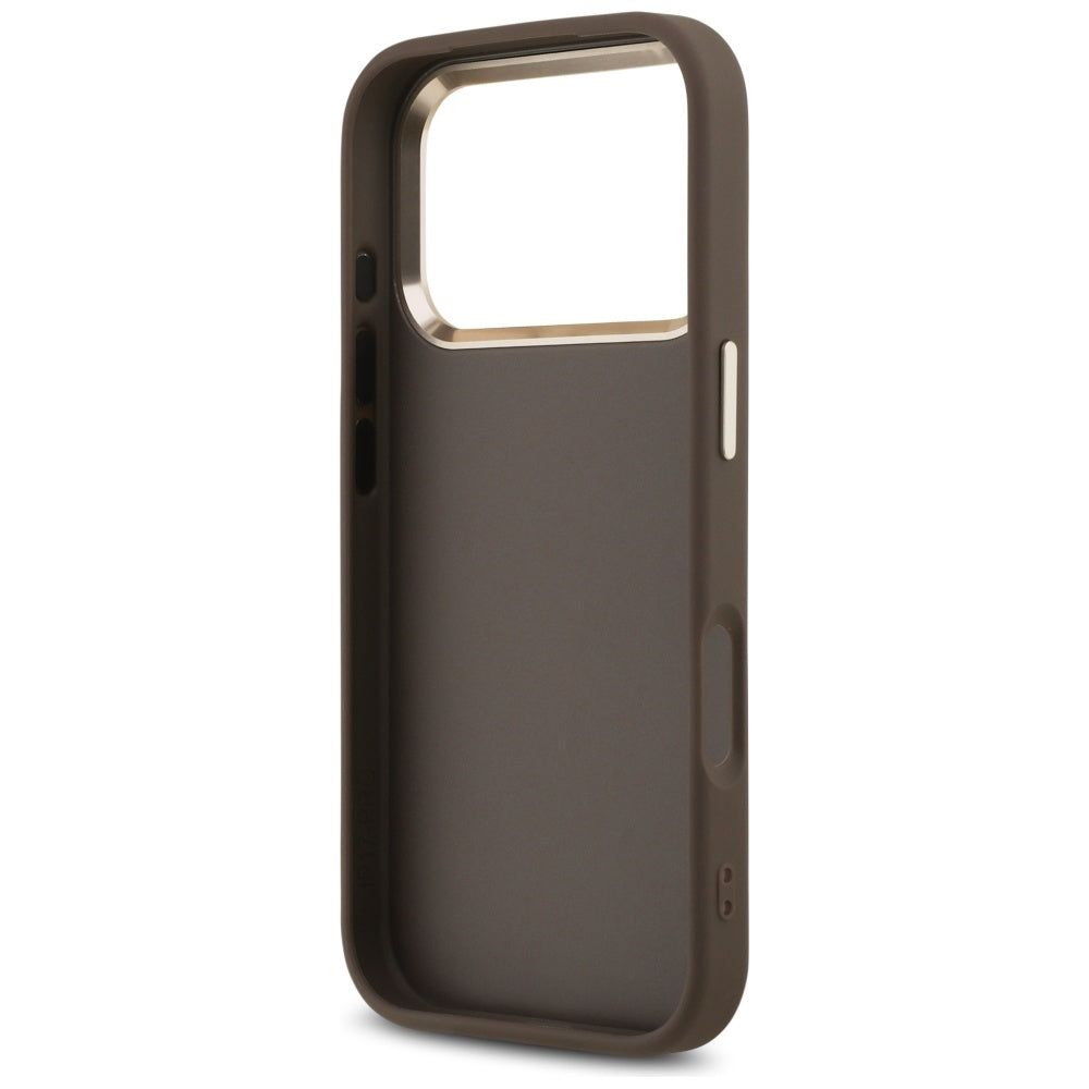 Husa de protectie Guess Hardcase 4G compatibil cu iPhone 18 Pro, Maro