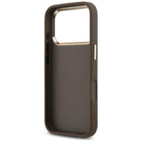 Husa de protectie Guess Hardcase 4G compatibil cu iPhone 18 Pro, Maro