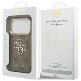 Husa de protectie Guess Hardcase 4G compatibil cu iPhone 18 Pro, Maro
