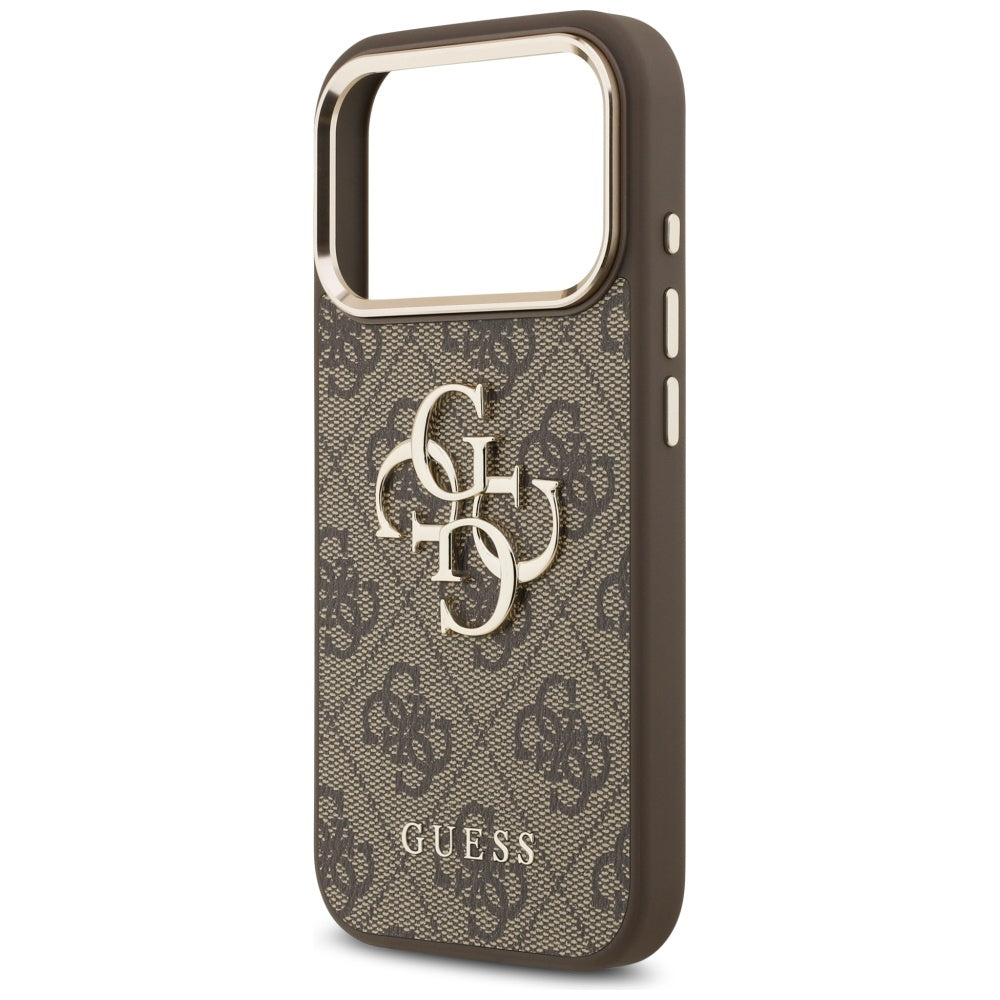 Husa de protectie Guess Hardcase 4G compatibil cu iPhone 18 Pro Max, Maro