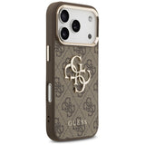 Husa de protectie Guess Hardcase 4G compatibil cu iPhone 18 Pro Max, Maro