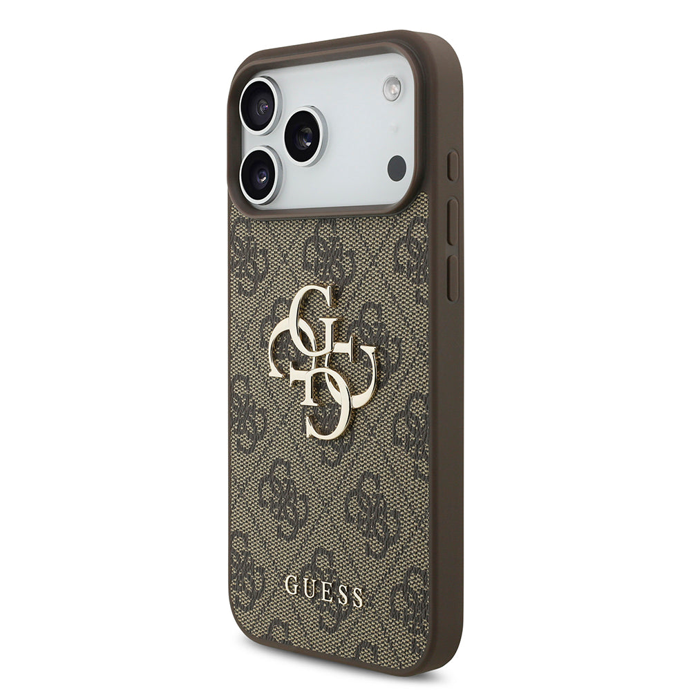 Husa de protectie Guess Hardcase 4G compatibil cu iPhone 18 Pro, Maro