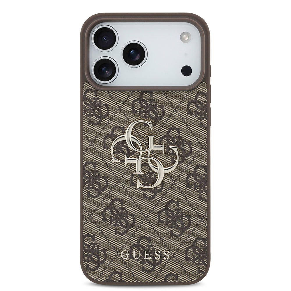 Husa de protectie Guess Hardcase 4G compatibil cu iPhone 18 Pro, Maro