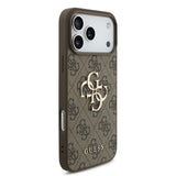 Husa de protectie Guess Hardcase 4G compatibil cu iPhone 18 Pro, Maro