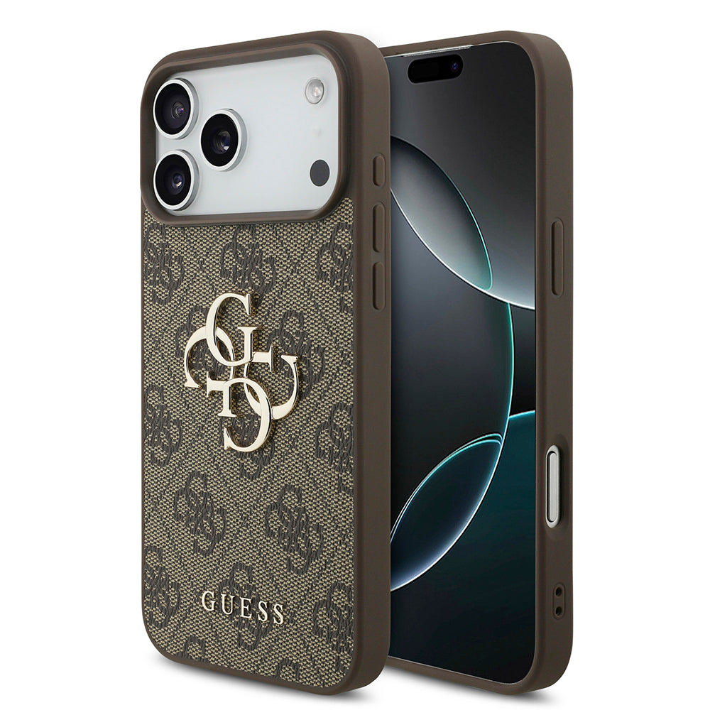Husa de protectie Guess Hardcase 4G compatibil cu iPhone 18 Pro, Maro