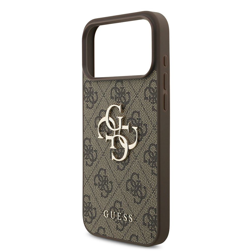 Husa de protectie Guess Hardcase 4G compatibil cu iPhone 18 Pro Max, Maro