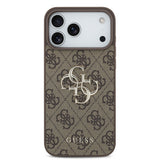 Husa de protectie Guess Hardcase 4G compatibil cu iPhone 18 Pro Max, Maro