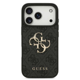 Husa de protectie Guess Hardcase 4G compatibil cu iPhone 18 Pro, Negru