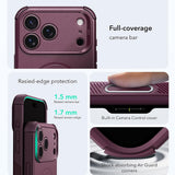 Husa de protectie ESR Cyber Halolock compatibil cu iPhone 18 Pro Max / iPhone 17 Pro Max, Bordo