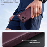Husa de protectie ESR Cyber Halolock compatibil cu iPhone 18 Pro Max / iPhone 17 Pro Max, Bordo
