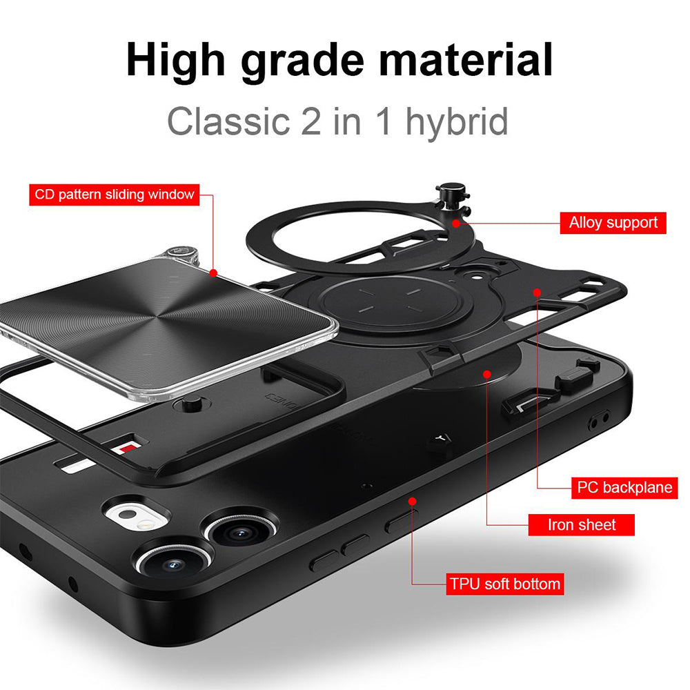 Husa de protectie Techsuit CamGuard Pro compatibil cu Nothing Phone (4b), Negru
