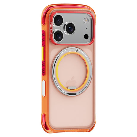 Husa de protectie Torras O3 Air Core compatibil cu iPhone 17 Pro / iPhone 18 Pro, Portocaliu