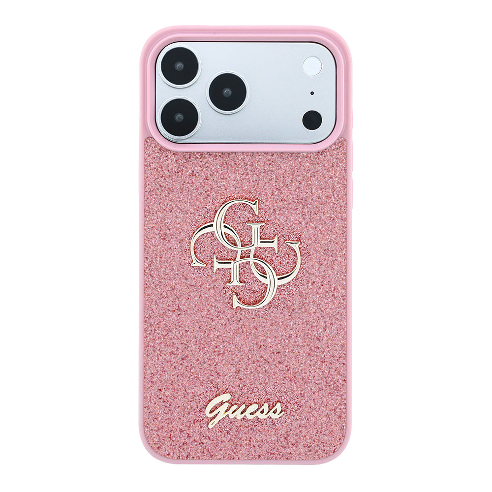 Husa de protectie Guess Glitter Series compatibil cu iPhone 18 Pro, Roz
