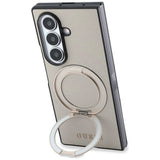 Husa de protectie Guess Ring Stand compatibil cu Samsung Galaxy Z Fold8 Ultra, Bej