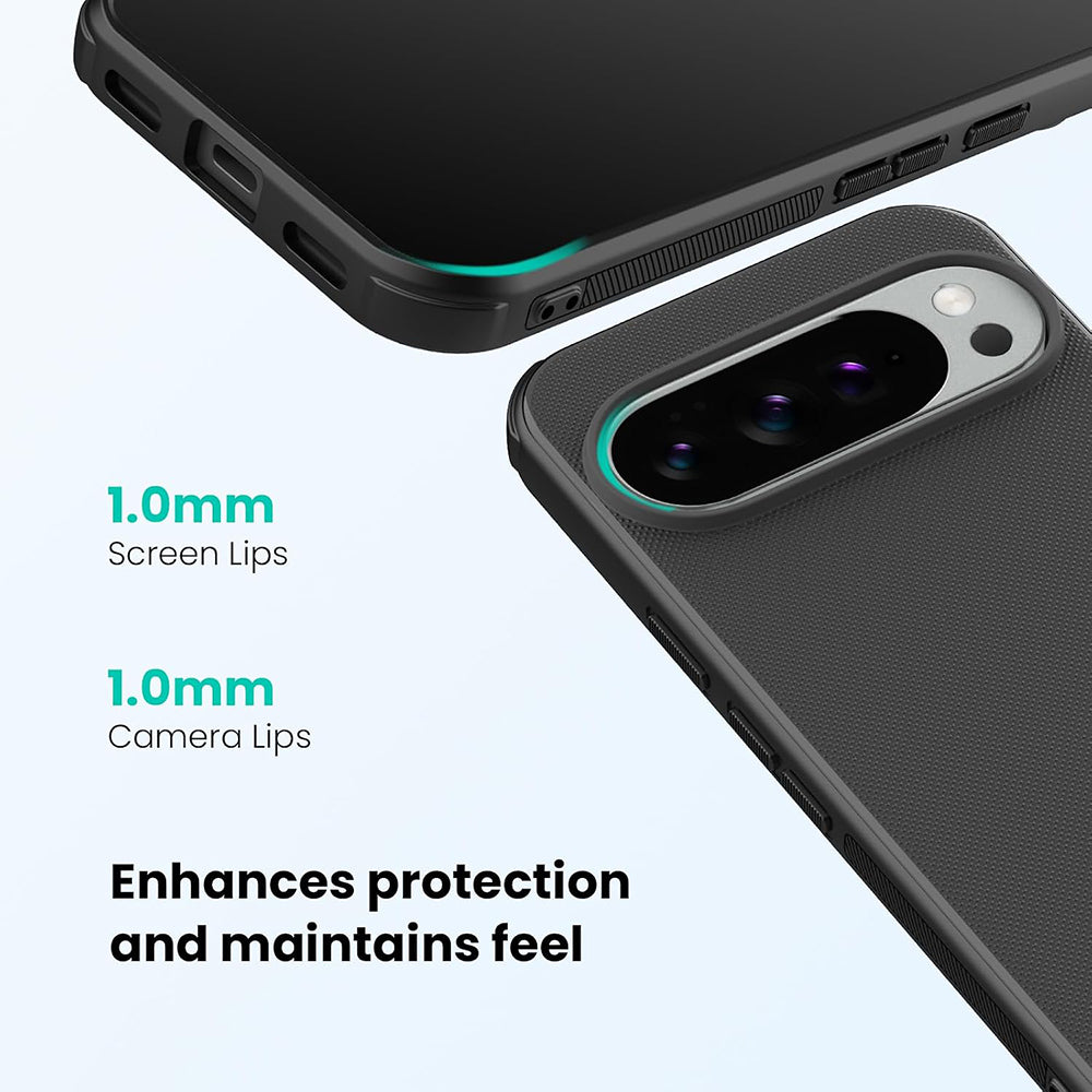 Husa de protectie Nillkin Super Frosted Shield Pro compatibil cu Google Pixel 10 Pro XL, Negru