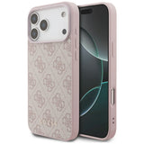 Husa de protectie Guess Hardcase 4G compatibil cu iPhone 18 Pro, Roz