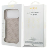 Husa de protectie Guess Hardcase 4G compatibil cu iPhone 18 Pro, Roz