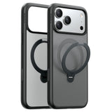 Husa de protectie Torras Ostand Spin Series compatibil cu iPhone 18 Pro / iPhone 17 Pro, Negru