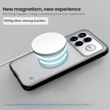 Husa de protectie Nillkin Super Frosted Shield Pro Magnetic compatibil cu Xiaomi Poco F8 Ultra, Negru Transparent