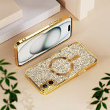 Husa de protectie Techsuit Luxury Glitter MagSafe compatibil cu iPhone 18 Pro Max / iPhone 17 Pro Max, Argintiu