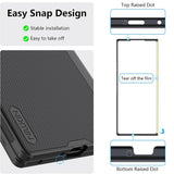 Husa de protectie Nillkin Super Frosted Shield Fold compatibil cu Samsung Galaxy Z Fold7, Negru