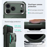 Husa de protectie ESR Cyber Armor compatibil cu iPhone 17 Pro / iPhone 18 Pro, Verde