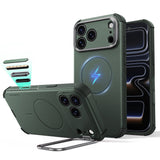 Husa de protectie ESR Cyber Armor compatibil cu iPhone 18 Pro Max / iPhone 17 Pro Max, Verde