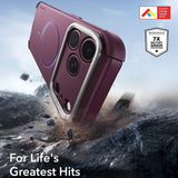 Husa de protectie ESR Cyber Armor compatibil cu iPhone 17 Pro / iPhone 18 Pro, Bordo