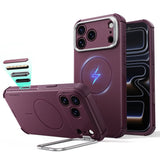 Husa de protectie ESR Cyber Armor compatibil cu iPhone 17 Pro Max / iPhone 18 Pro Max, Bordo