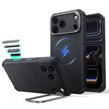 Husa de protectie ESR Cyber Armor compatibil cu iPhone 17 Pro / iPhone 18 Pro, Negru