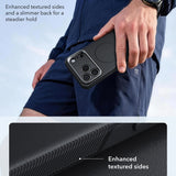 Husa de protectie ESR Cyber Armor compatibil cu iPhone 17 Pro Max / iPhone 18 Pro Max, Negru
