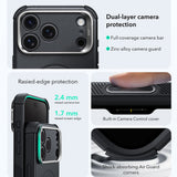Husa de protectie ESR Cyber Armor compatibil cu iPhone 17 Pro Max / iPhone 18 Pro Max, Negru