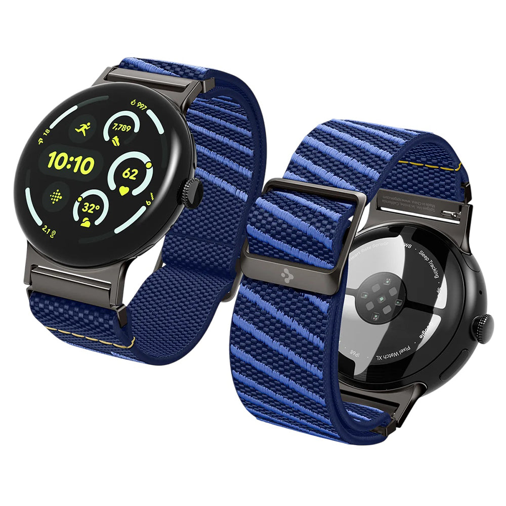 Curea smartwatch Spigen compatibil cu Google Pixel Watch 5 / Watch 4 / Watch 3 45mm, Albastru