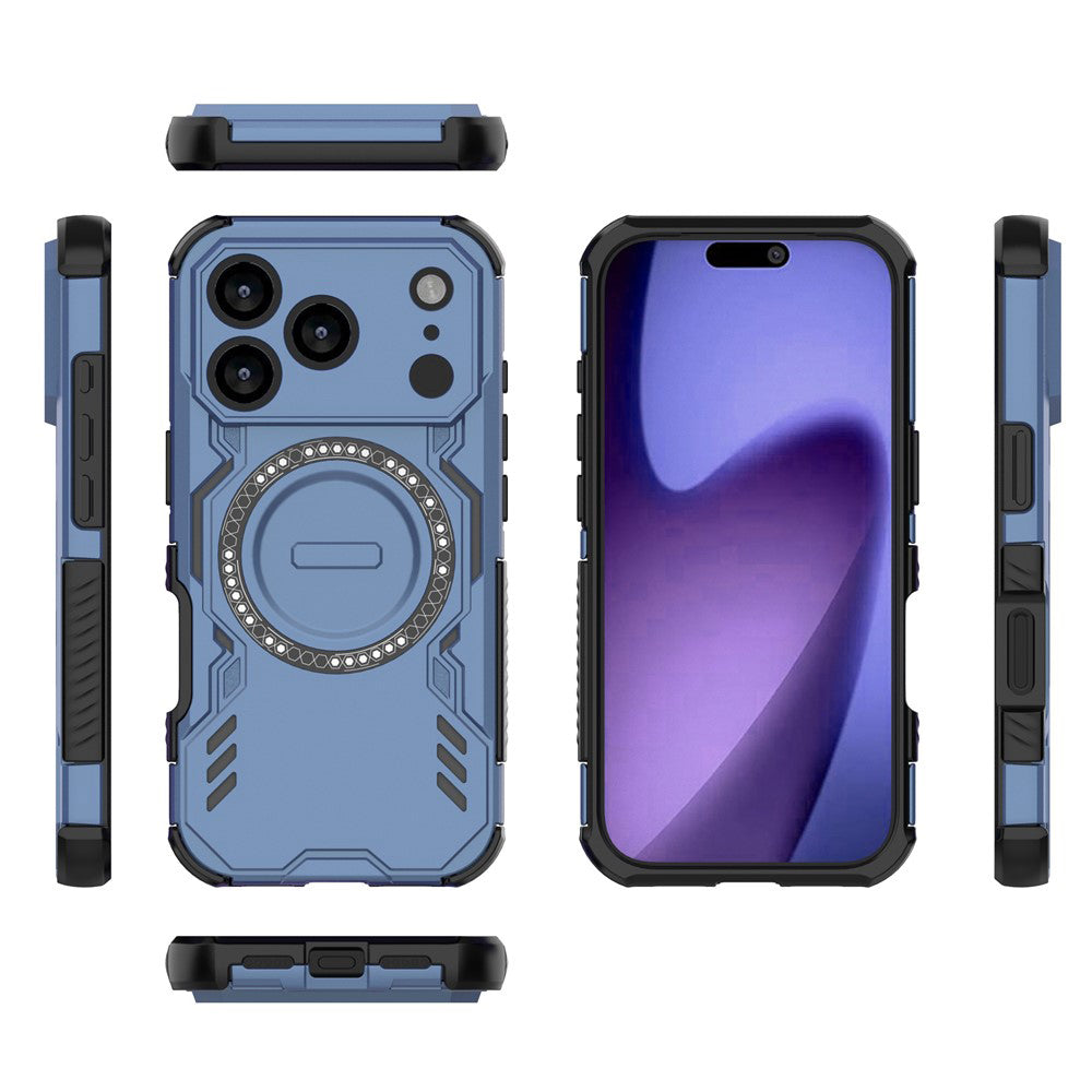 Husa de protectie Techsuit ArmorMag compatibil cu iPhone 18 Pro Max / iPhone 17 Pro Max, Albastru