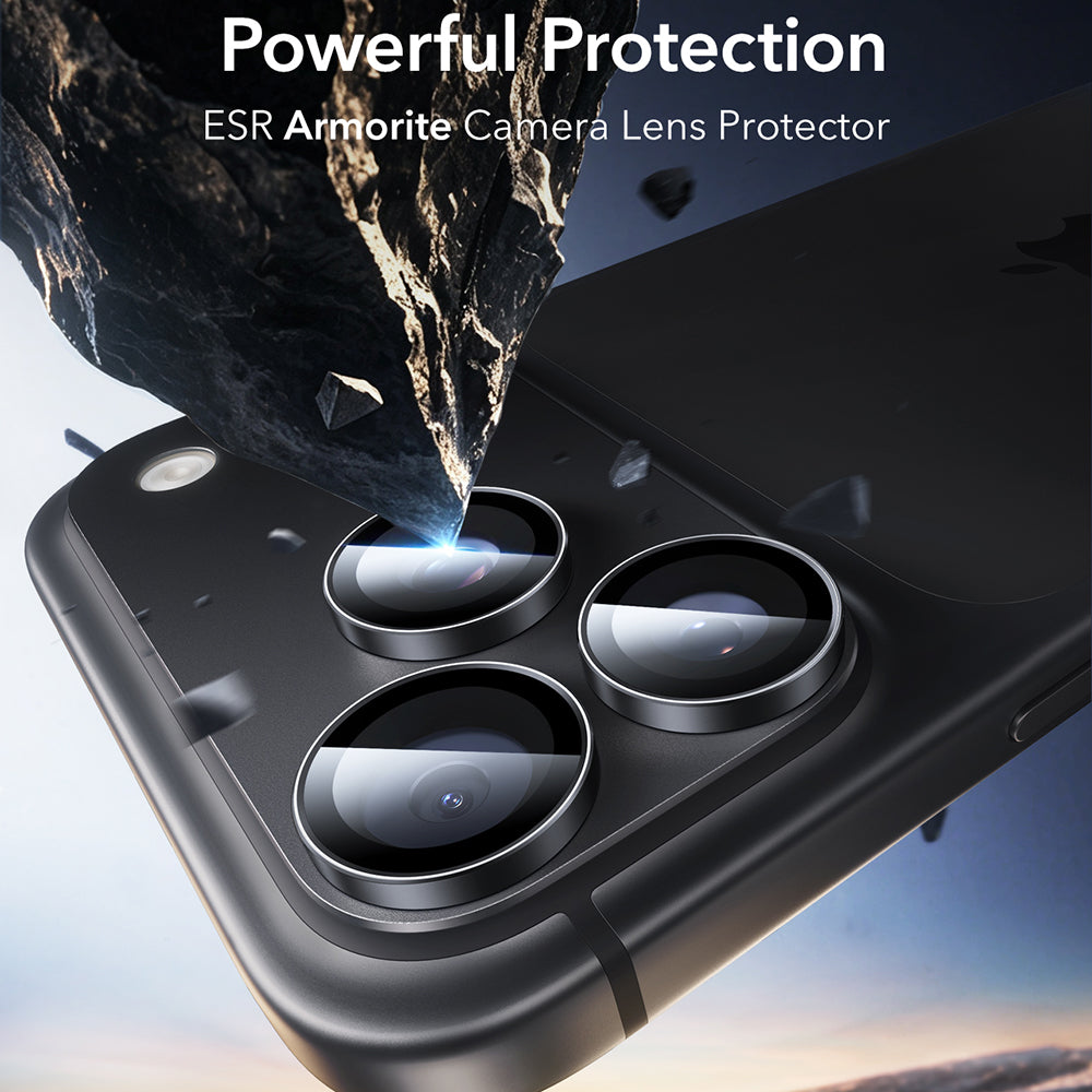 Folie de protectie ESR Armorite compatibil cu iPhone 18 Pro / iPhone 18 Pro Max, Negru