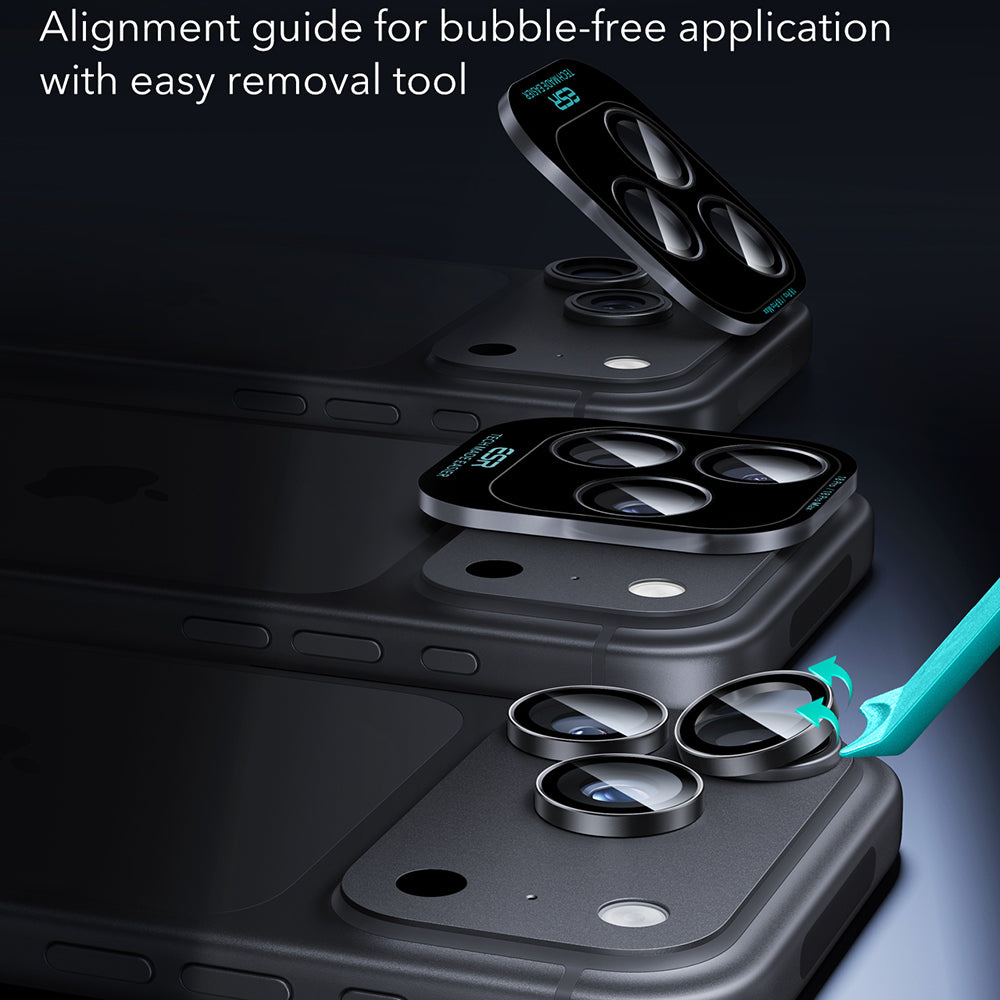 Folie de protectie ESR Armorite compatibil cu iPhone 18 Pro / iPhone 18 Pro Max, Negru