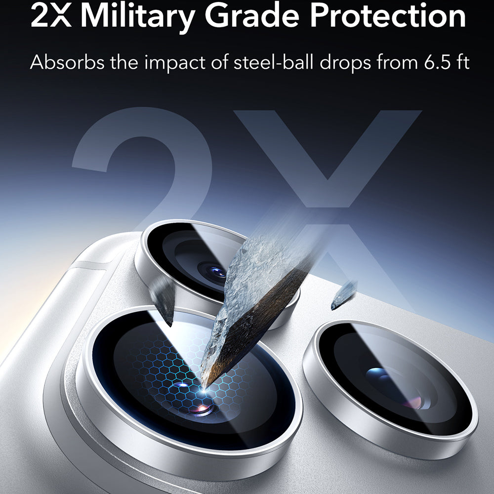 Folie de protectie ESR Armorite compatibil cu iPhone 18 Pro / iPhone 18 Pro Max, Argintiu