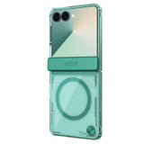 Husa de protectie Nillkin Iceblade Magnetic compatibil cu Samsung Galaxy Z Flip7, Verde
