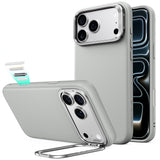 Husa de protectie ESR Atelier Magnetic Kickstand compatibil cu iPhone 17 Pro / iPhone 18 Pro, Gri