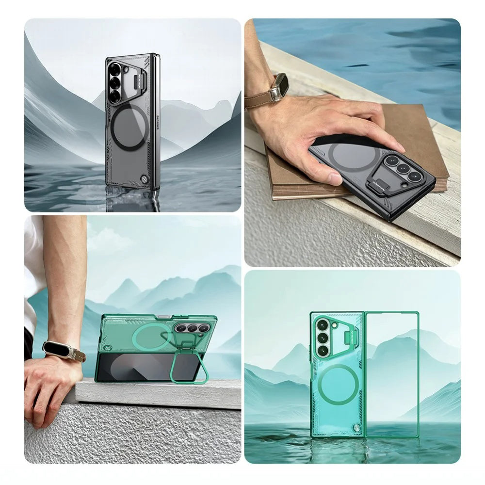 Husa de protectie Nillkin Iceblade Prop compatibil cu Samsung Galaxy Z Fold7, Gri