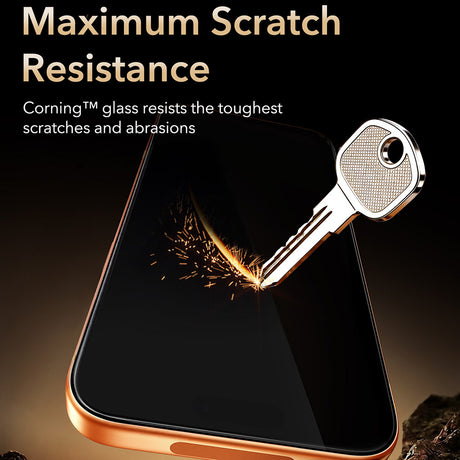 Folie de protectie ESR Armorite Pro UltraFit compatibil cu iPhone 17 Pro / iPhone 18 Pro, Negru