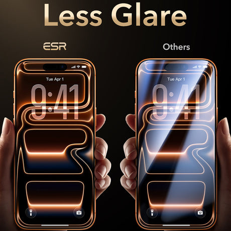 Folie de protectie ESR Armorite Pro UltraFit compatibil cu iPhone 17 Pro Max / iPhone 18 Pro Max, Negru