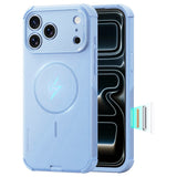 Husa de protectie ESR Cyber Halolock compatibil cu iPhone 17 Pro Max / iPhone 18 Pro Max, Gri