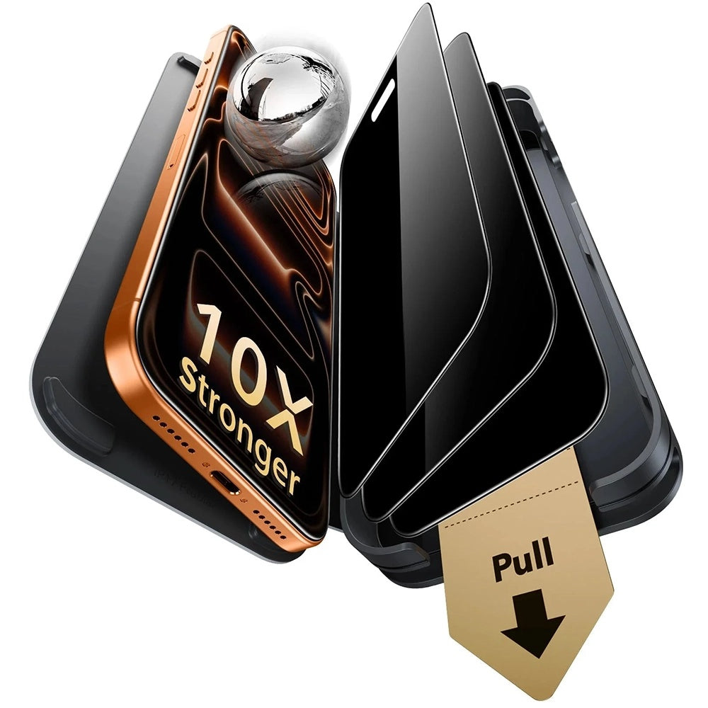 Folie de protectie ESR compatibil cu iPhone 18 Pro, Negru