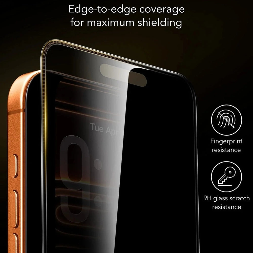 Folie de protectie ESR compatibil cu iPhone 18 Pro, Negru