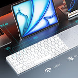 Tastatura Dux Ducis (LK Series), Wireless Bluetooth 5.0, Alb