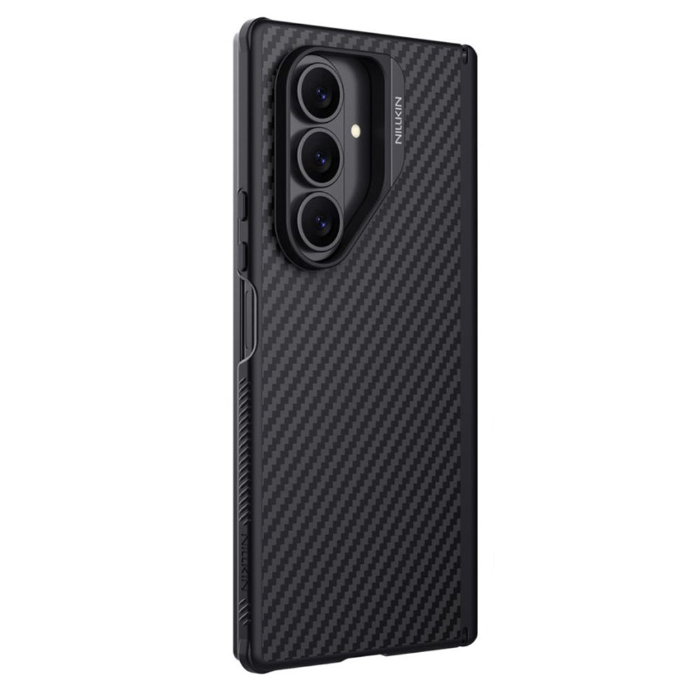 Husa de protectie Nillkin Synthetic Fiber Pro compatibil cu Samsung Galaxy Z Fold7, Negru