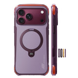 Husa de protectie Torras Ostand Q3 Air Pro compatibil cu iPhone 18 Pro / iPhone 17 Pro, Mov