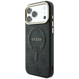 Husa de protectie Guess 4G Embossed Classic compatibil cu iPhone 18 Pro Max / iPhone 17 Pro Max, Negru